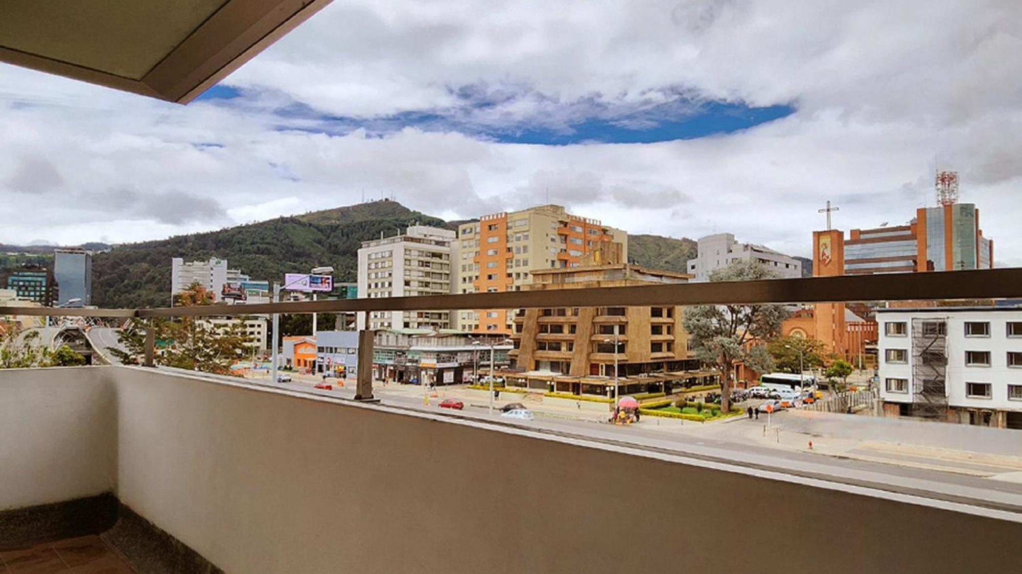 Bogota Plaza Hotel Eksteriør bilde View of the city from the hotel