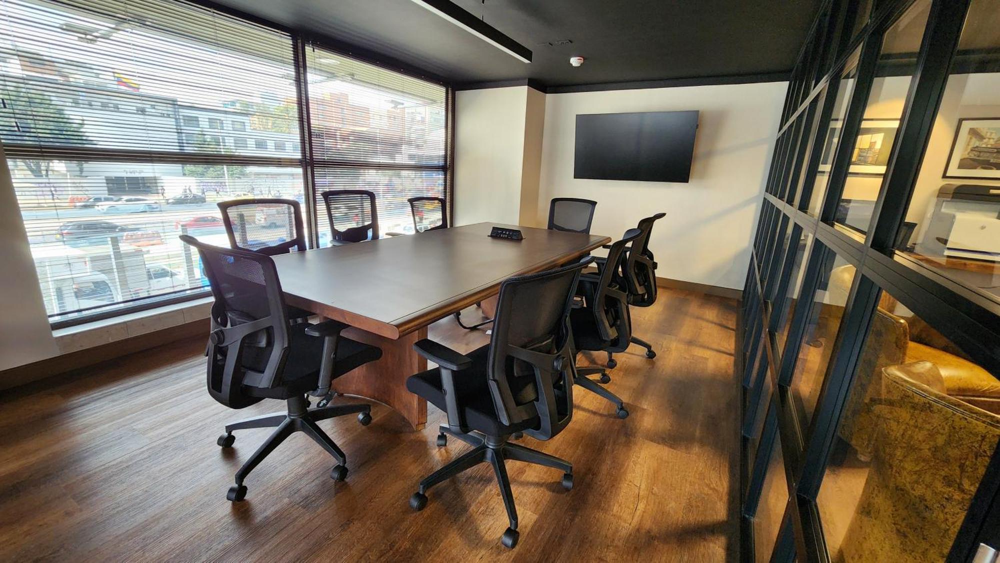 Bogota Plaza Hotel Eksteriør bilde A meeting room at the company's headquarters in Bangalore